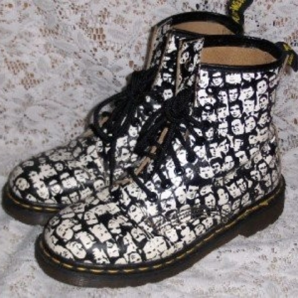 Dr Martens Andy Warhol Boots RARE :D